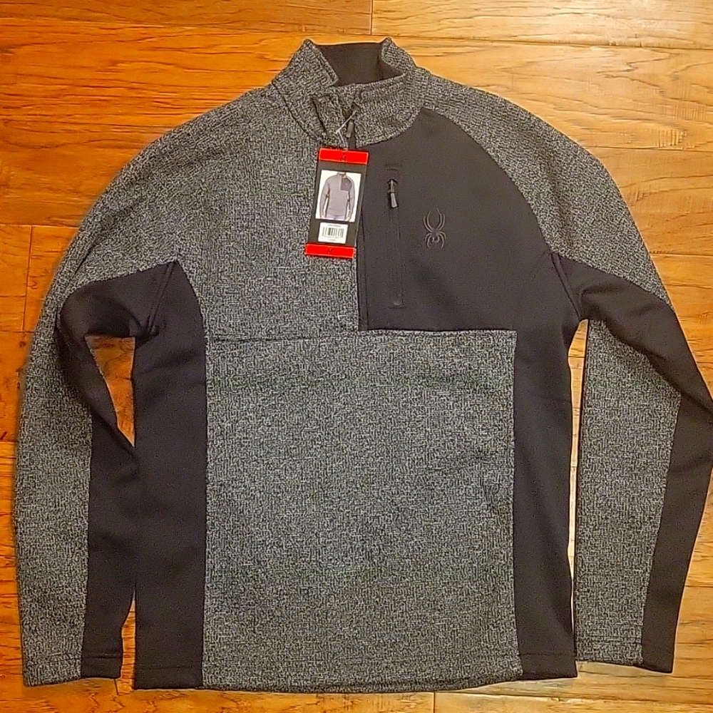 New Men's Spyder Half Zip